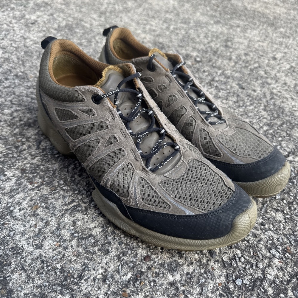 ECCO Biom Performance Train Natural‎ Motion Mens EU 45 US 11 Brown Black